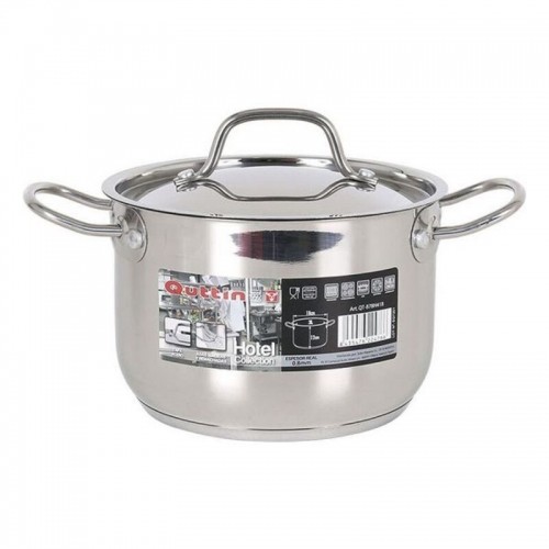 Stainless Steel Saucepan with Lid Quttin image 1