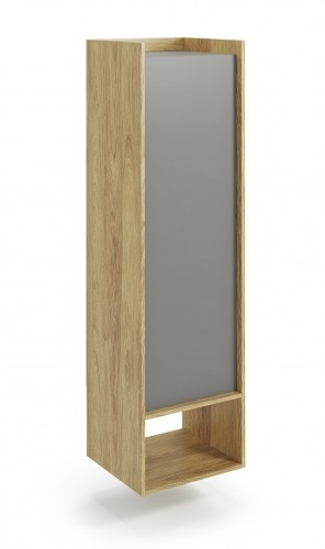 Halmar MOBIUS regal 1D color: hikora oak/grey image 1