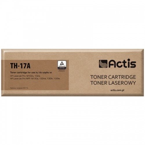 Actis TH-17A toner for HP printer; HP 17A CF217A replacement; Standard; 1600 pages; black image 1