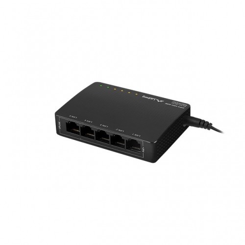 Lanberg Switch PoE DSP3-1005-60W  (5-port, 1Gb/s) image 1