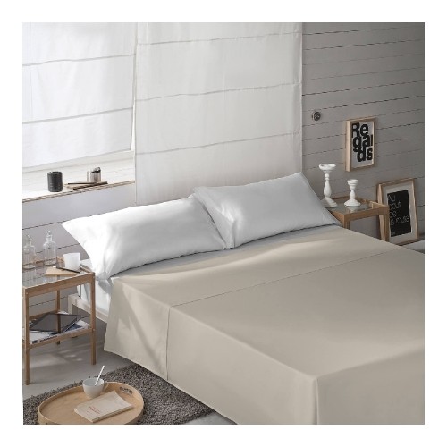 Top sheet Naturals Beige 160 x 270 cm (Single) image 1