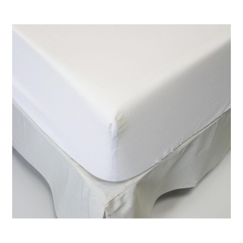 Подогнанный лист Naturals Белый 105 кровать (105 x 190/200 cm) image 1
