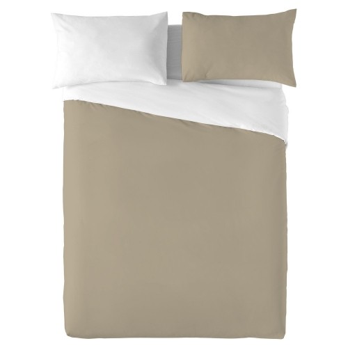 Nordic cover Naturals FUNDA NORDICA BICOLOR REVERSIBLE Reversible Beige White King size (240 x 220 cm) image 1