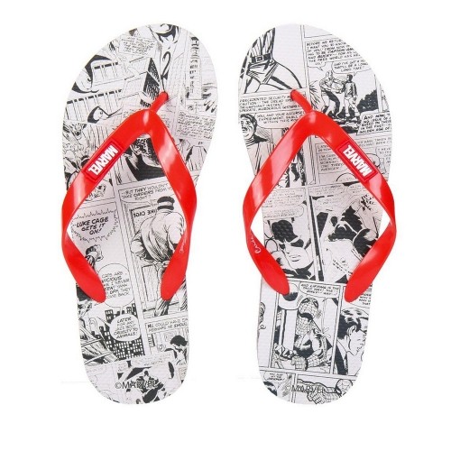 Men's Flip Flops Marvel Grey Red image 1