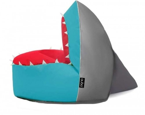 Qubo™ Shark Aqua POP FIT пуф (кресло-мешок) image 1