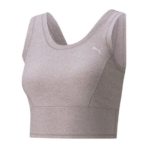 Sieviešu Sporta Tops Puma Studio Yogini Luxe Crop Tank Violets image 1