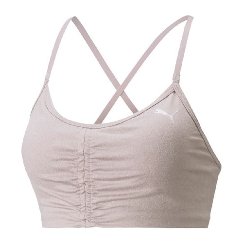 Sports Bra Puma Low Impact Studio Foundation Grey Light mauve image 1