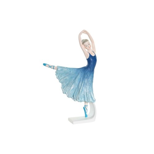 Decorative Figure DKD Home Decor Blue Romantic Ballet Dancer 13 x 6 x 23 cm image 1