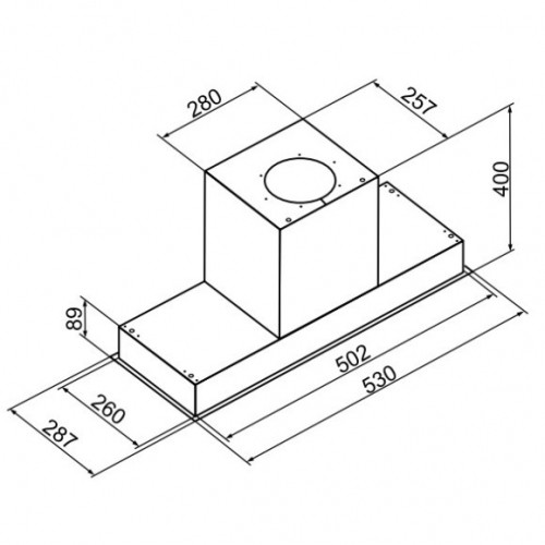 MPM-63-OWS-01 Ceiling built-in Stainless steel image 1