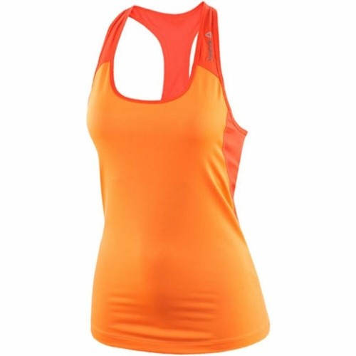 Women's Sleeveless T-shirt Reebok WOR Racerback LBTOP Orange image 1