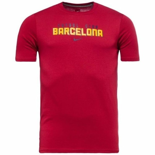 Детский Футболка с коротким рукавом Nike FC Barcelona Club Красный image 1