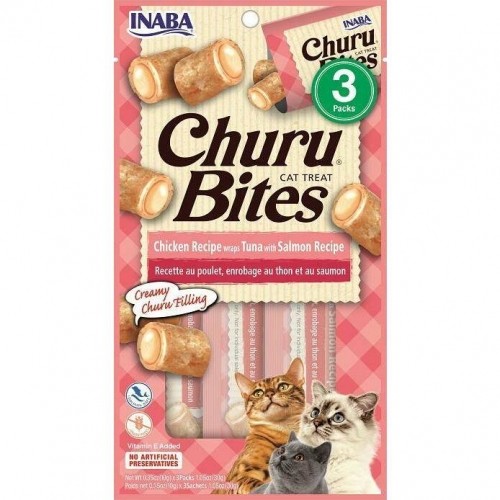 INABA Churu Bites Tuna with salmon - cat treats - 3x10 g image 1
