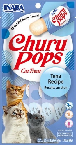INABA Churu Pops Tuna - cat treats - 4x14 g image 1