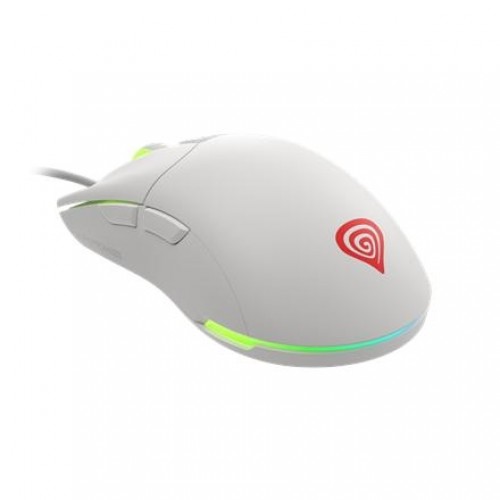 Genesis Ultralight Gaming Mouse Krypton 750 Wired, 8000 DPI, USB 2.0, White image 1