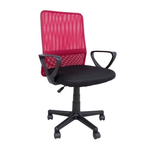 Рабочий стул BELINDA черный/красный image 1