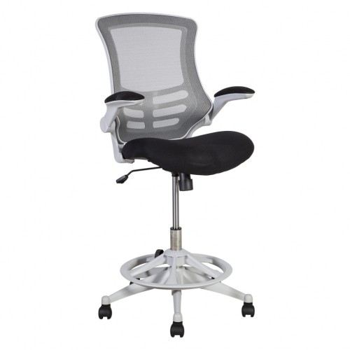 Высокий рабочий стул TRIBECCA 62,5x62xH109-128,5см, серый image 1