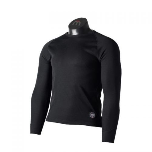 Mico Man LS Round Neck Shirt Everdry / Melna / XXL image 1