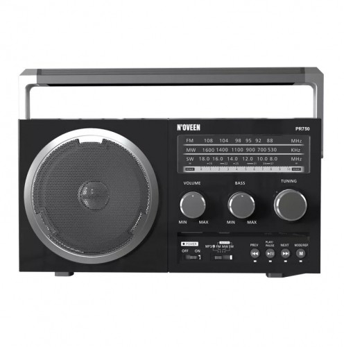 Portable radio N'oveen PR750 Black image 1
