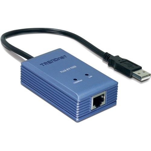 USB-адаптер Trendnet TU2-ET100            Синий image 1