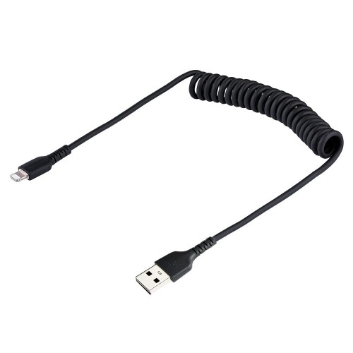 USB uz Lightning Kabelis Startech RUSB2ALT50CMBC Melns 50 cm image 1