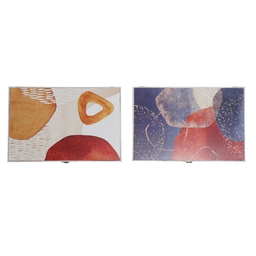 Atslēgu skapis DKD Home Decor Koks MDF (46.5 x 6 x 31.5 cm) (2 pcs) image 1