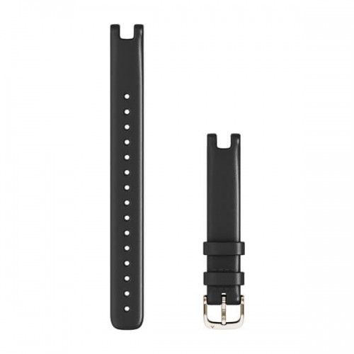 Garmin Acc, Lily, Band, Long, Leather, Black image 1