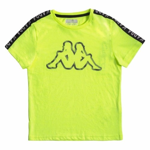Child's Short Sleeve T-Shirt Kappa Skappa K Lime green image 1