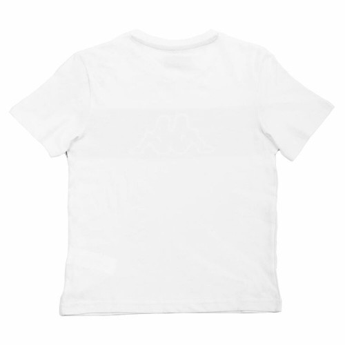 Child's Short Sleeve T-Shirt Kappa Skoto K White image 1