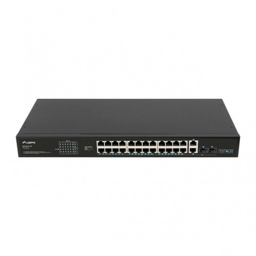 Lanberg Switch rack 19" POE+ 24x 100Mb PoE+ /2x SFP ETHERNET 360W image 1