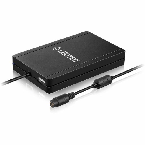 Laptop Charger LEOTEC Black Universal 90 W image 1