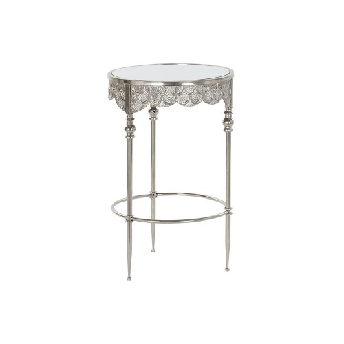 Side table DKD Home Decor Mirror Silver Metal (39 x 39 x 61 cm) image 1