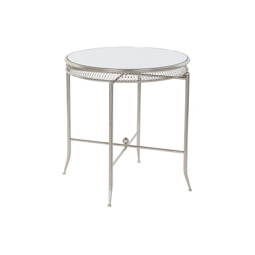 Side table DKD Home Decor Silver Metal Mirror 56 x 56 x 56 cm image 1