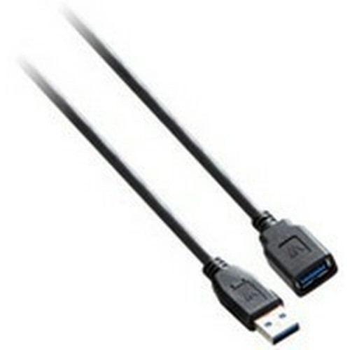 USB Cable V7 V7E2USB3EXT-03M      USB A Black image 1