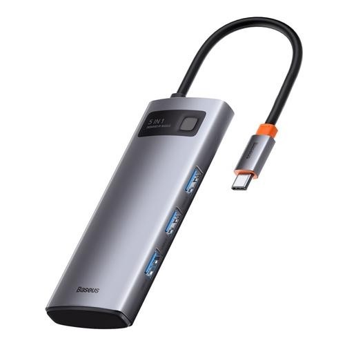 Baseus Metal Gleam USB 3.2 Gen 1 (3.1 Gen 1) Type-C 5000 Mbit/s Grey image 1