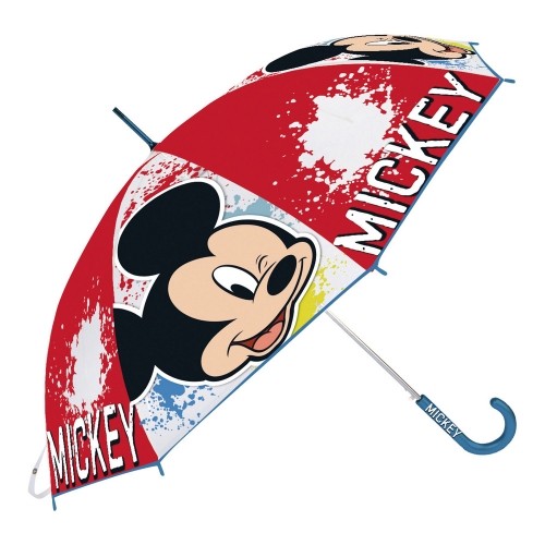 Umbrella Mickey Mouse Happy smiles Red Blue (Ø 80 cm) image 1
