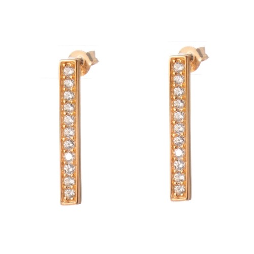 Ladies' Earrings Sif Jakobs SJ-E1023-CZ-RG 2,5 cm image 1