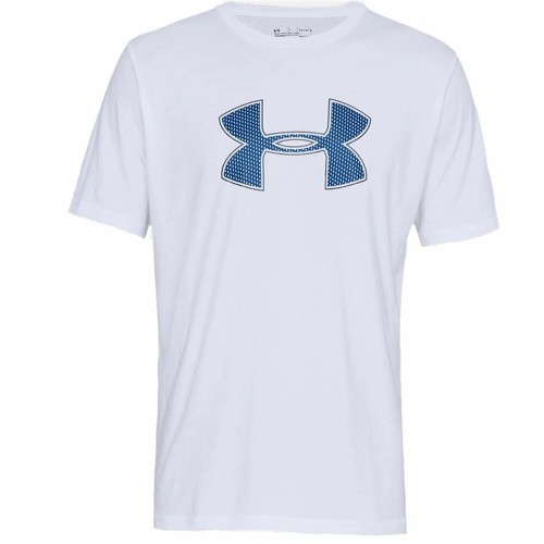 Men’s Short Sleeve T-Shirt Under Armour Fleece Big Logo White image 1