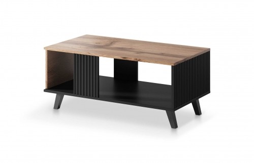 Halmar RANDOM LAW-1 coffee table, color: wotan oak/black image 1