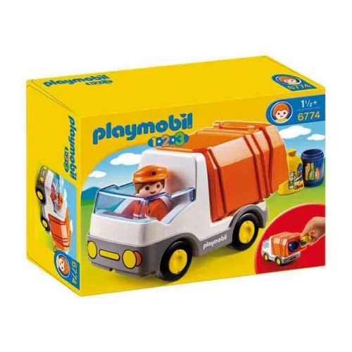 Playset Playmobil 1,2,3 Garbage Truck 6774 image 1