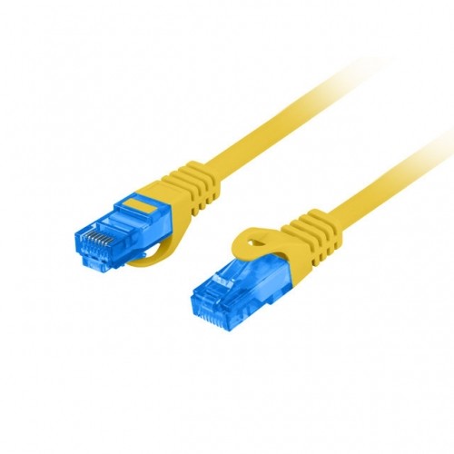 LANBERG PATCHCORD S/FTP CAT.6A 10M YELLOW LSZH image 1