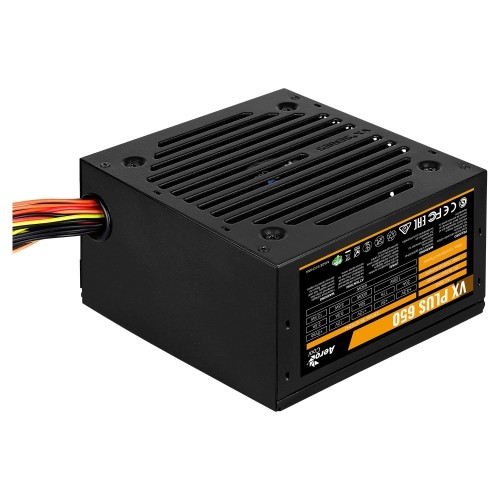 Aerocool VX PLUS 650 power supply unit 650 W 20+4 pin ATX ATX Black image 1