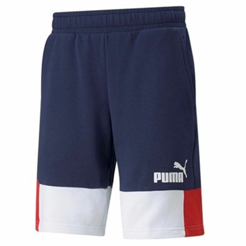 Спортивные мужские шорты Puma Essentials+ Block Темно-синий image 1