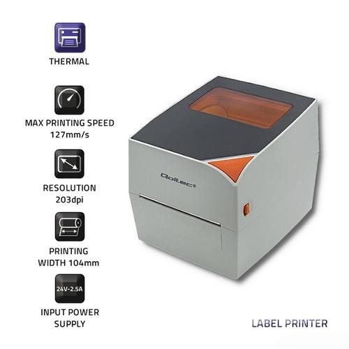 Qoltec 50245 label printer Thermal line 203 x 203 DPI Wired image 1