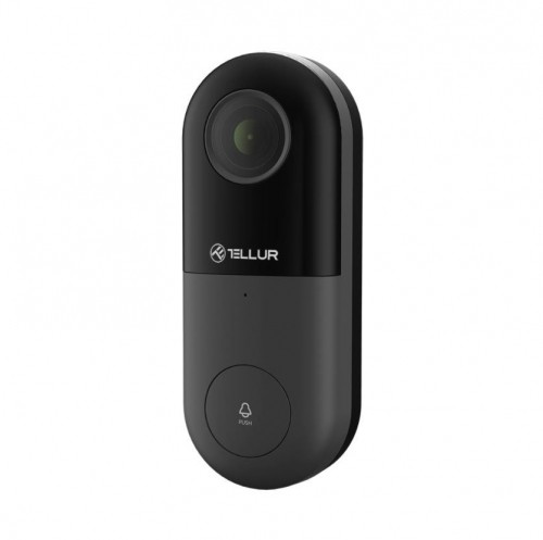 Tellur  
         
       Smart WiFi Video DoorBell 1080P, PIR, Wired black image 1