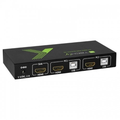 Techly  
         
       028696  2-port HDMI/USB KVM 
     Black image 1