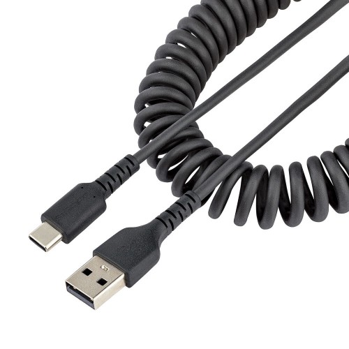 USB A uz USB C Kabelis Startech R2ACC-50C-USB-CABLE Melns 50 cm image 1