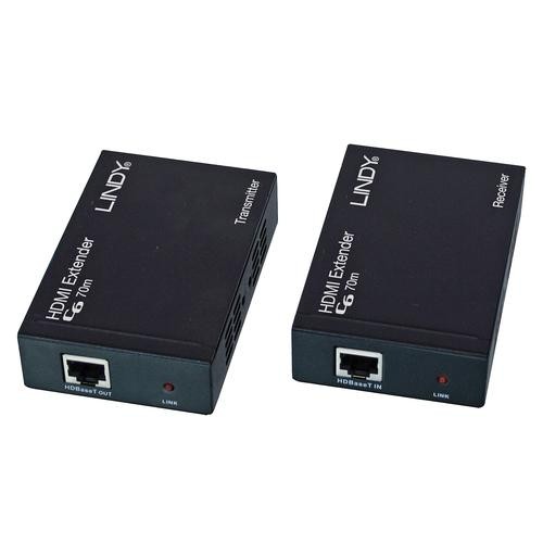 Lindy 38139 AV extender AV transmitter &amp; receiver Black image 1