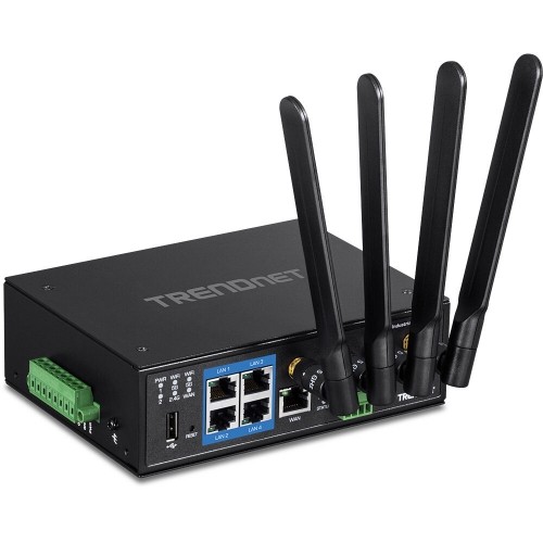 Роутер Trendnet TI-W100 WiFi 5 5 GHz Чёрный image 1