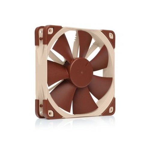 Noctua NOC-NF-F12-PWM computer cooling component Computer case Fan 12 cm Beige, Brown 1 pc(s) image 1