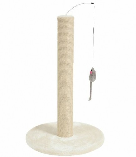 Zolux Cat scratching post with toy - beige image 1